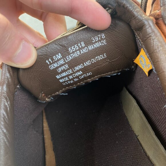 TIMBERLAND Lexington 55518 Brown Leather Lace Up Driving Oxfords Shoes Sz 11.5 M main image 7